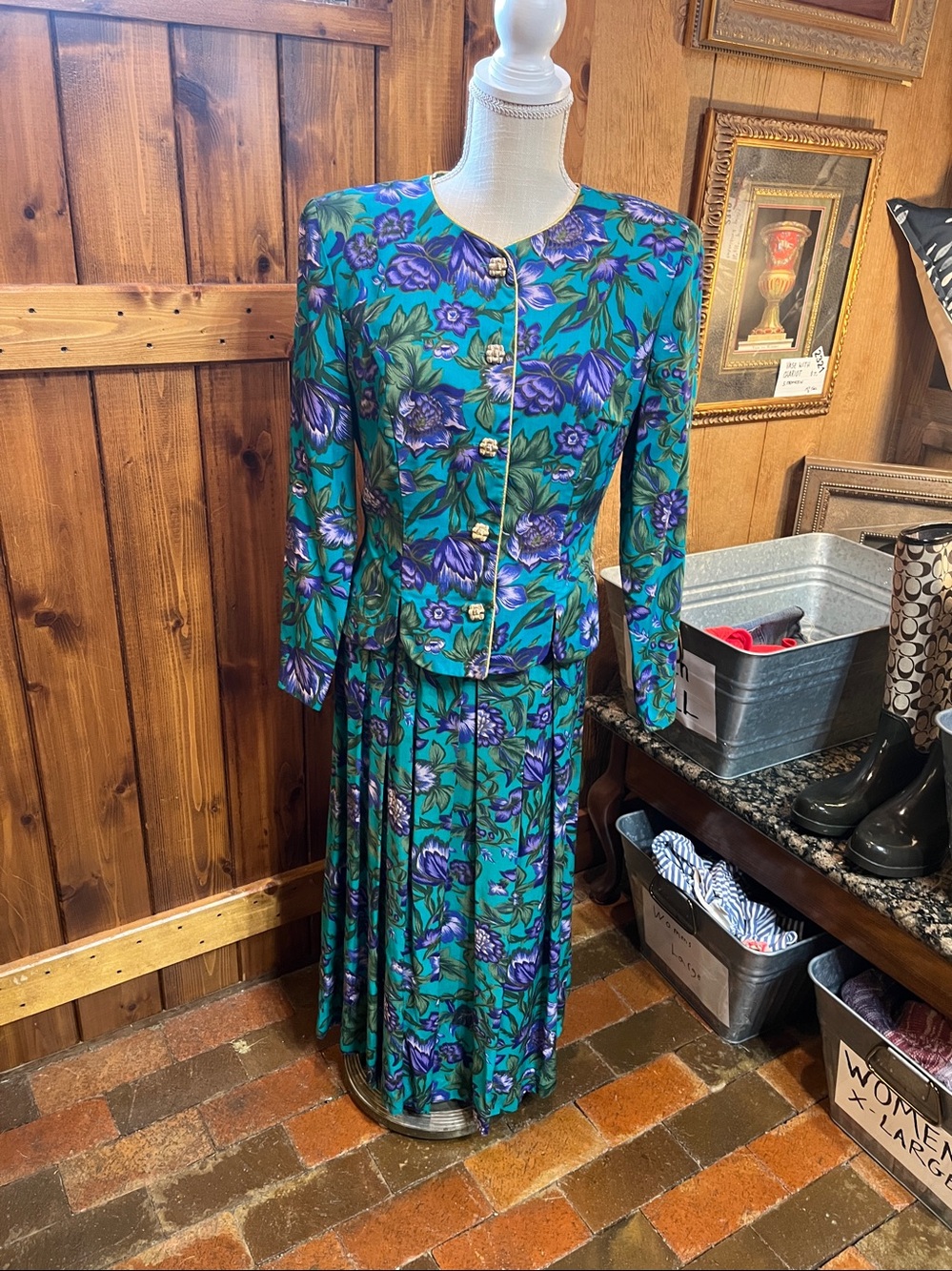 Vintage WOMEN SKIRT SET 8/MEDIUM. Melissa. 2335.